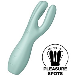 SATISFYER - THREESOME 3 VIBRADOR VERDE SATISFYER VIBRATOR