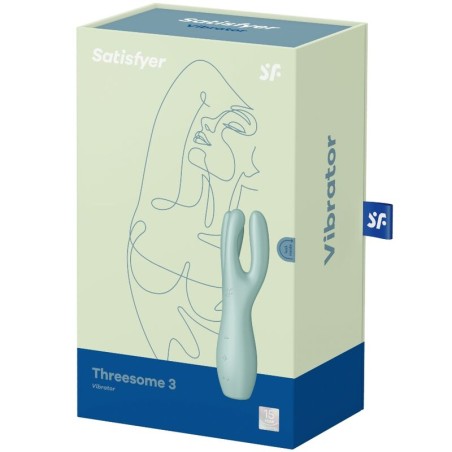 SATISFYER - THREESOME 3 VIBRADOR VERDE SATISFYER VIBRATOR