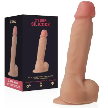 Ansel Realístico Silicona Líquida 15.5 cm Ø 2.9 cm