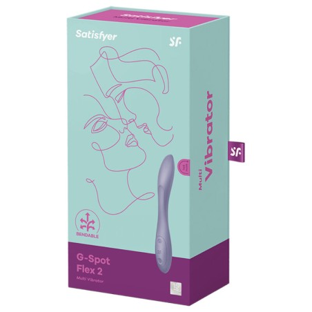 SATISFYER - G-SPOT FLEX 2 MULTI VIBRADOR MORADO SATISFYER VIBRATOR