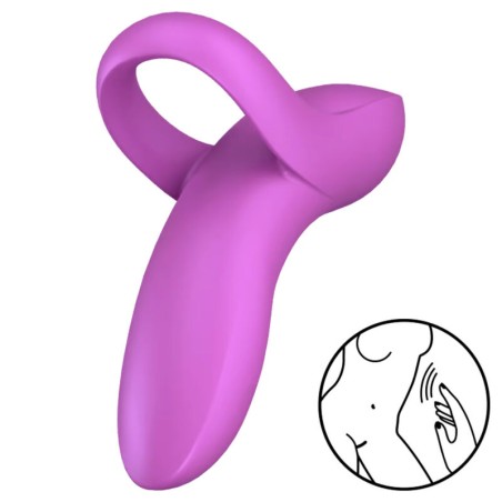 SATISFYER - BOLD LOVER DEDAL VIBRADOR ROSA SATISFYER VIBRATOR