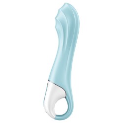 SATISFYER - AIR PUMP VIBRATOR 5+ VIBRADOR PUNTO G INFLABLE APP AZUL SATISFYER CONNECT 2