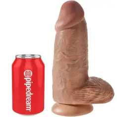 KING COCK - PENE REALÍSTICO CHUBBY 23 CM CARAMELO