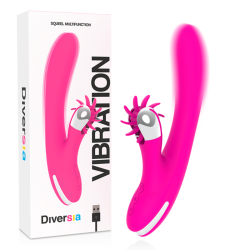 DIVERSIA - BUNNY VIBRATING 24 CM DIVERSIA