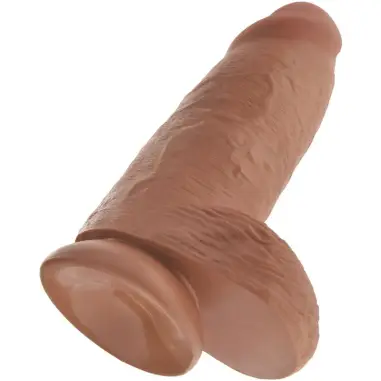Pene Realístico Chubby 23 cm Caramelo | King Cock