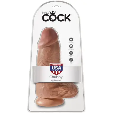 Pene Realístico Chubby 23 cm Caramelo | King Cock