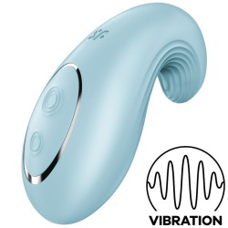 SATISFYER - DIPPING DELIGHT VIBRADOR LAY-ON AZUL SATISFYER LAYONS