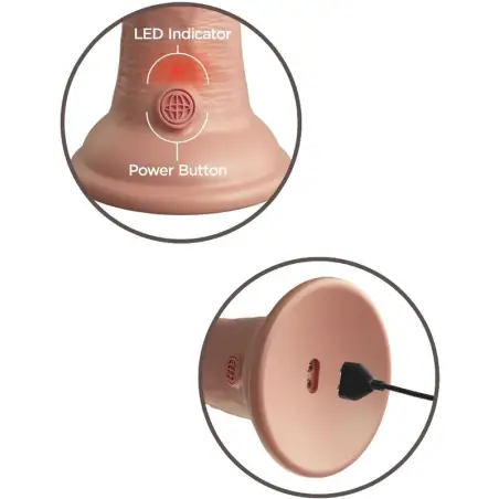 Élite Dildo Realístico Vibrador & Silicona 15.2 cm