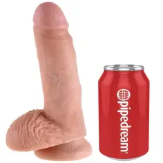 KING COCK - 7 PENE REALÍSTICO NATURAL 17.8 CM
