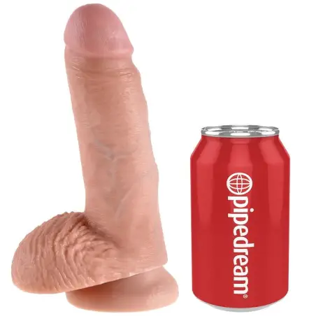 KING COCK - 7 PENE REALÍSTICO NATURAL 17.8 CM