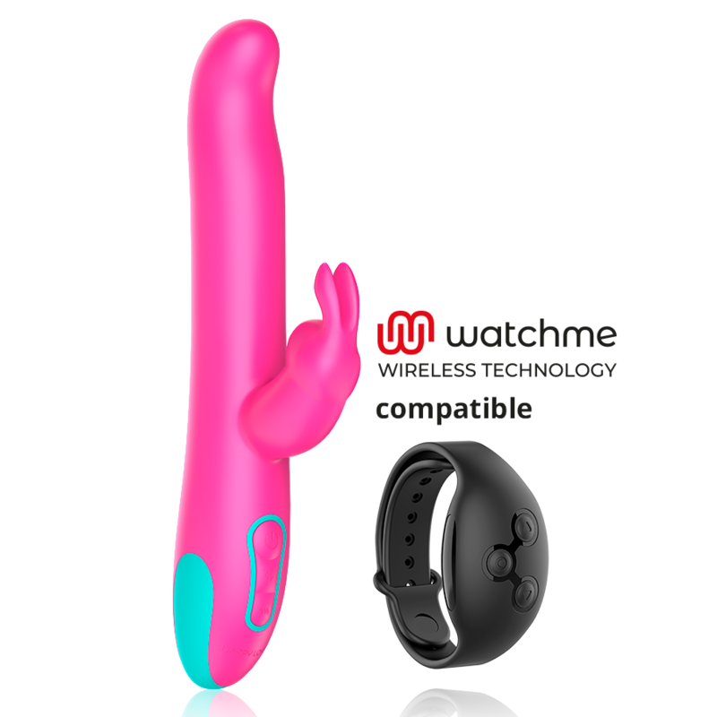 HAPPY LOKY - PLUTO RABBIT VIBRATOR & ROTATOR + MANDO CONTROL REMOTO WATCHME 
