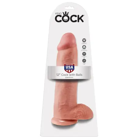 Pene Realístico Natural 30.48 cm - Sumergible | King Cock
