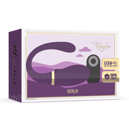 TREASURE - MERLIN DOUBLE COUPLE VIBRATOR CONTROL REMOTO TREASURE