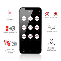 ONINDER - LISBOA ESTIMULADOR PUNTO G & CLÍTORIS ROSA - APP GRATUITA ROSA ONINDER 2