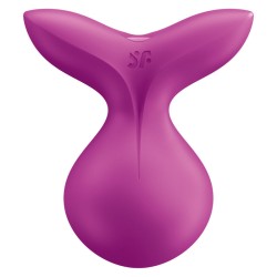 SATISFYER - VIVA LA VULVA 3 VIBRADOR LAY-ON VIOLETA SATISFYER LAYONS 2