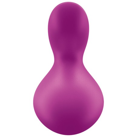 SATISFYER - VIVA LA VULVA 3 VIBRADOR LAY-ON VIOLETA SATISFYER LAYONS