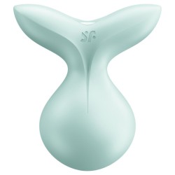 SATISFYER - VIVA LA VULVA 3 VIBRADOR LAY-ON VERDE SATISFYER LAYONS 2