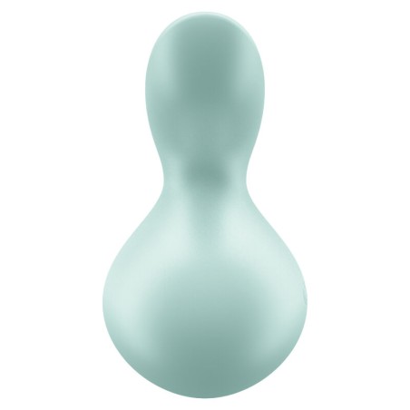 SATISFYER - VIVA LA VULVA 3 VIBRADOR LAY-ON VERDE 