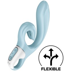 SATISFYER - LOVE ME VIBRADOR RABBIT AZUL SATISFYER VIBRATOR