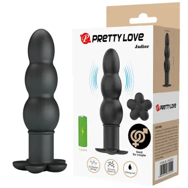 Jadier Plug Anal con Vibración - Silicona | Pretty Love