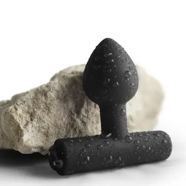 Nova Astryx Premium Plug Anal Recargable 16 Funciones Negro