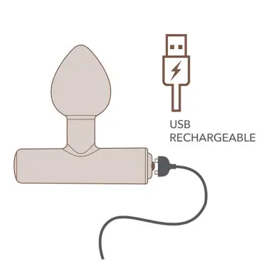 Nova Astryx Premium Plug Anal Recargable 16 Funciones Negro