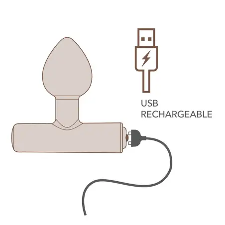 Nova Astryx Premium Plug Anal Recargable 16 Funciones Negro