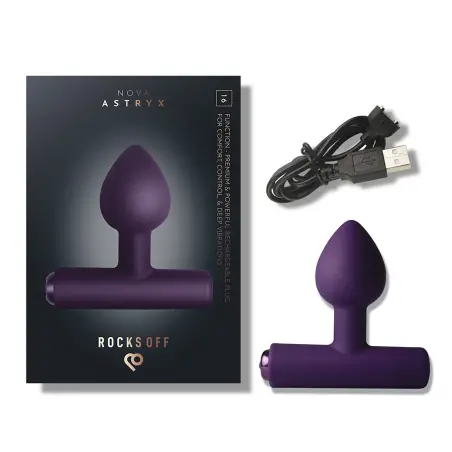 Nova Astryx Premium Plug Anal Recargable 16 Funciones