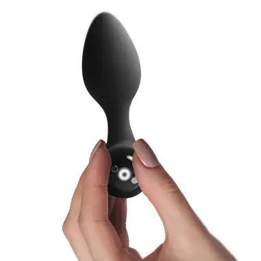 Nova Solaris Plug Anal Fino Recargable 16 Funciones Negro