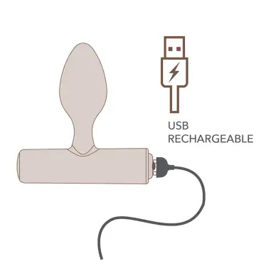 Nova Solaris Plug Anal Fino Recargable 16 Funciones Negro