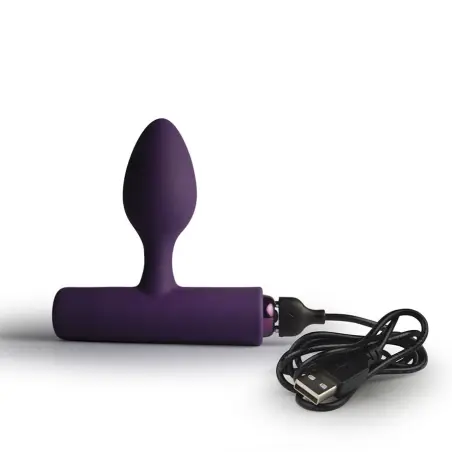 Nova Solaris Plug Anal Fino Recargable 16 Funciones Violeta