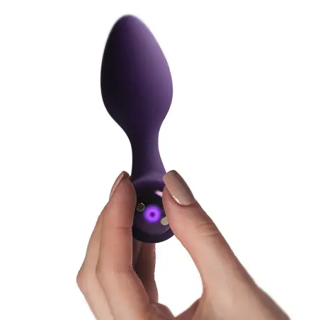 Nova Solaris Plug Anal Fino Recargable 16 Funciones Violeta