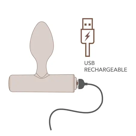 Nova Solaris Plug Anal Fino Recargable 16 Funciones Violeta
