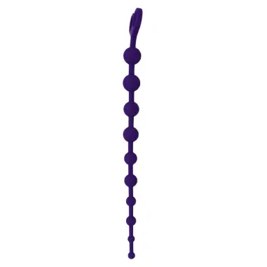 Jaiden Anal Beads Lila - Silicona Suave | Intense