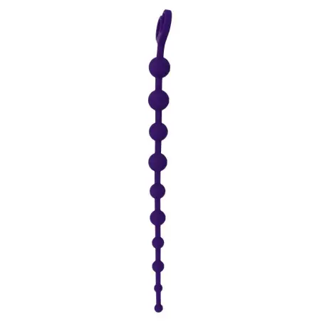 Jaiden Anal Beads Lila - Silicona Suave | Intense