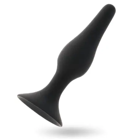 Anal Level 3 12.5 cm Negro - Silicona Suave | Intense