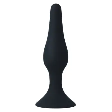 Anal Level 4 15.5 cm Negro - Silicona Suave | Intense
