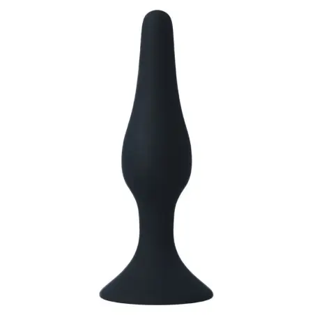 Anal Level 4 15.5 cm Negro - Silicona Suave | Intense