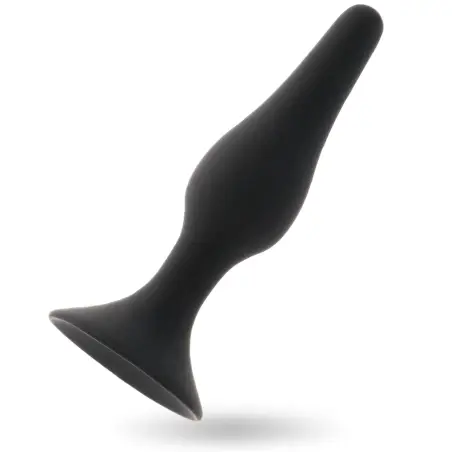 Anal Level 4 15.5 cm Negro - Silicona Suave | Intense