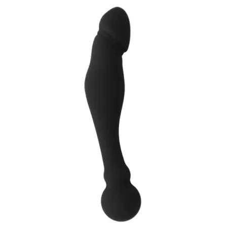 Karl Dildo Estimulador Punto G 18 cm | Black&silver