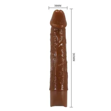 Leonardo Vibrador Realístico 20 cm Ø 4 cm Color Marrón