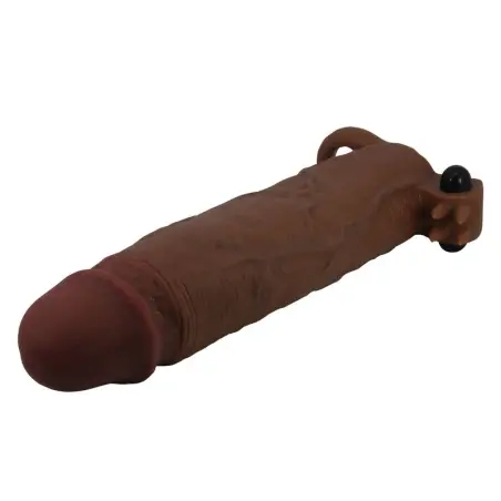 Xerxes Funda para Pene Vibradora 22 cm Ø 4,5 cm Color Marrón