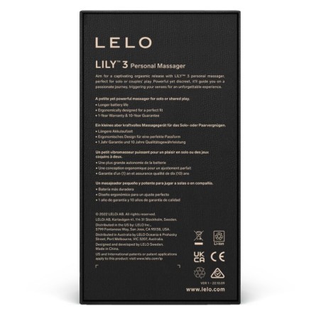 LELO - LILY 3 MASAJEADOR PERSONAL - MORADO LELO