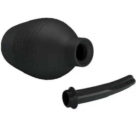 Ducha Anal Blkc Super Power Negro - Recargable | MR Play