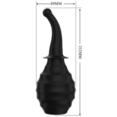 Ducha Anal BLKM6 Super Power Negro - Recargable | MR Play