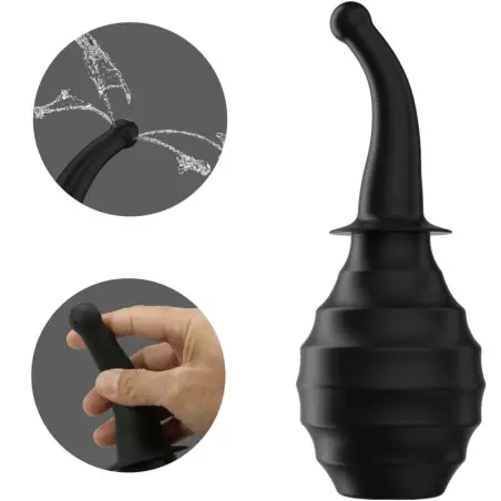 Ducha Anal BLKM6 Super Power Negro - Recargable | MR Play