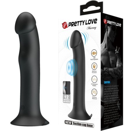 PRETTY LOVE - MURRAY VIBRADOR Y ONDAS ESTIMULADORAS DE CLÍTORIS NEGRO PRETTY LOVE FLIRTATION