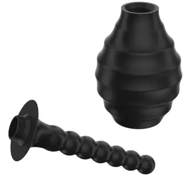 Ducha Anal BLKM7 Super Power Negro - Recargable | MR Play