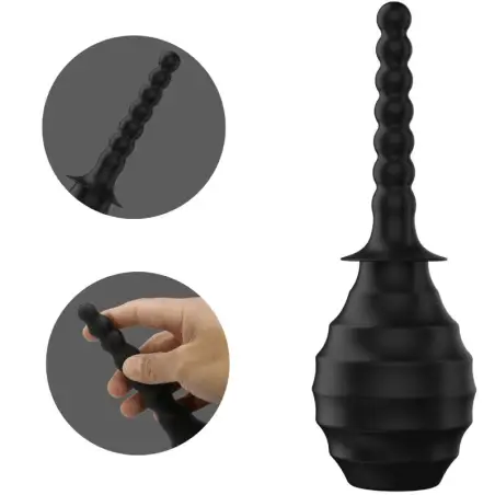 Ducha Anal BLKM7 Super Power Negro - Recargable | MR Play