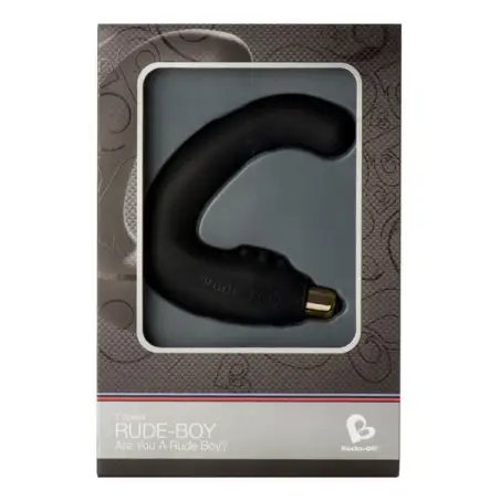 Rude-Boy Masajeador del Punto G Masculino 7 V Negro